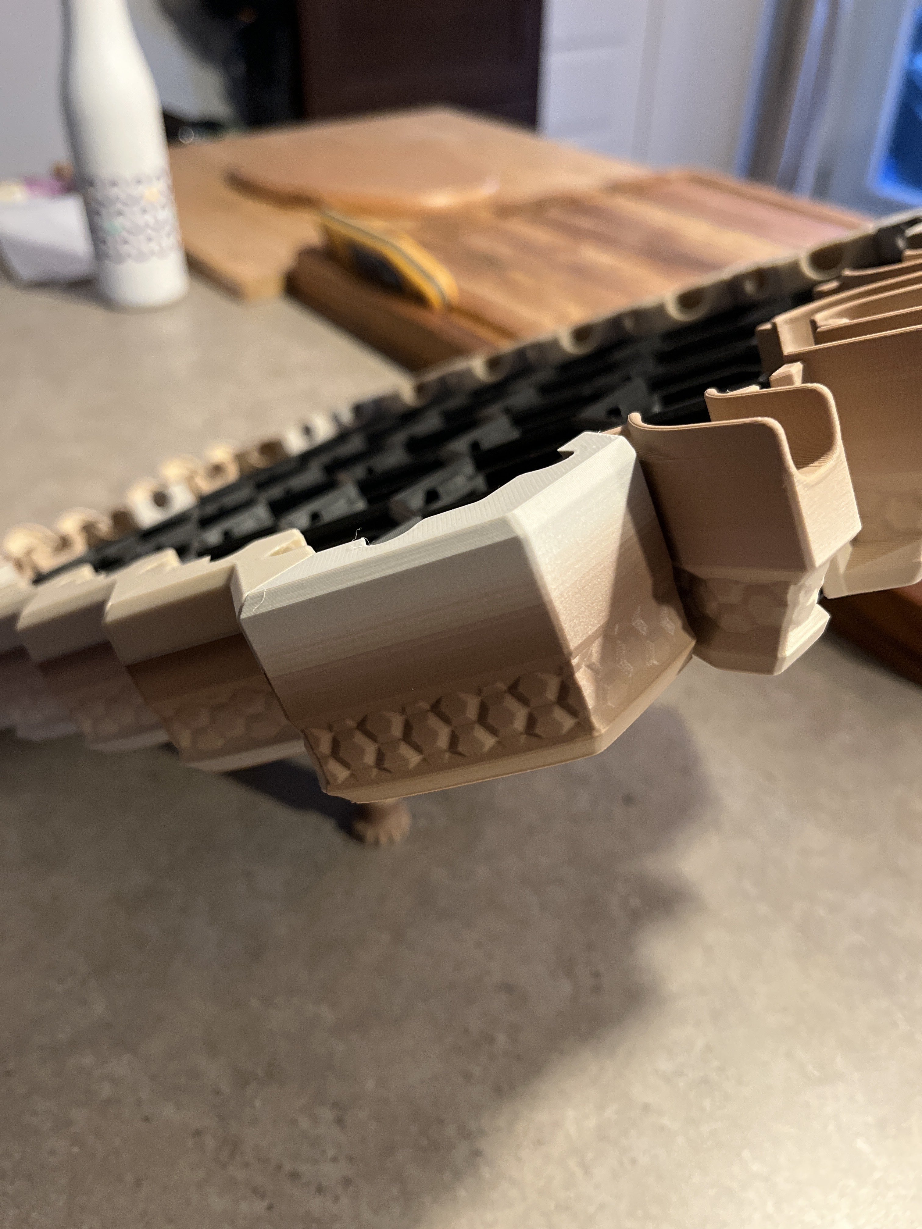 Super Fancy Gutters for Modular Hextraction board 3d model