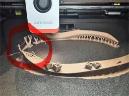 I'm having trouble printing the point at the bottom. I've tried 3 times, twice with wood PLA and once with standard black PLA. Do you have any tips on how to fix this? 3d model