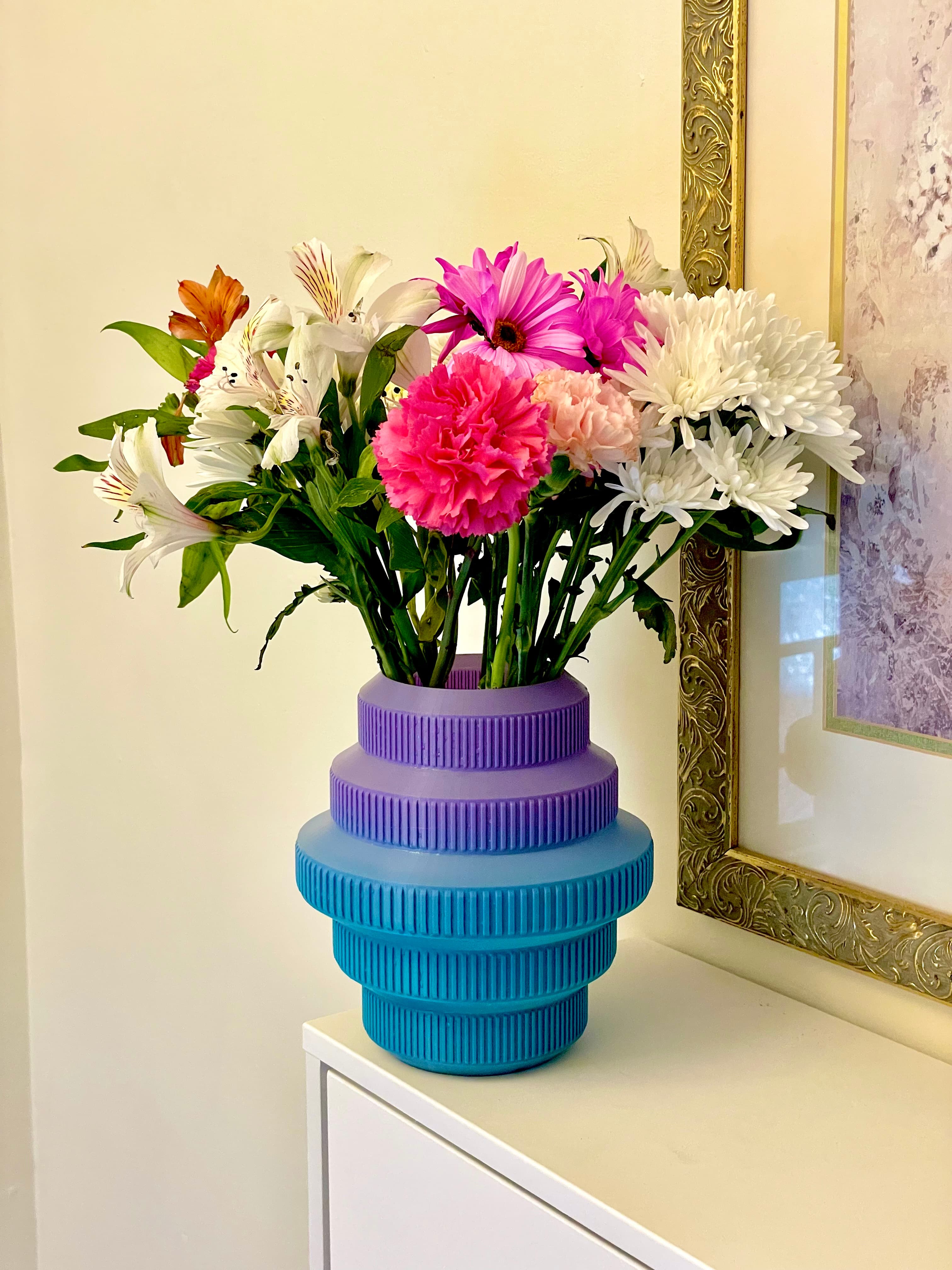 Retro Vase Drum Style 3d model