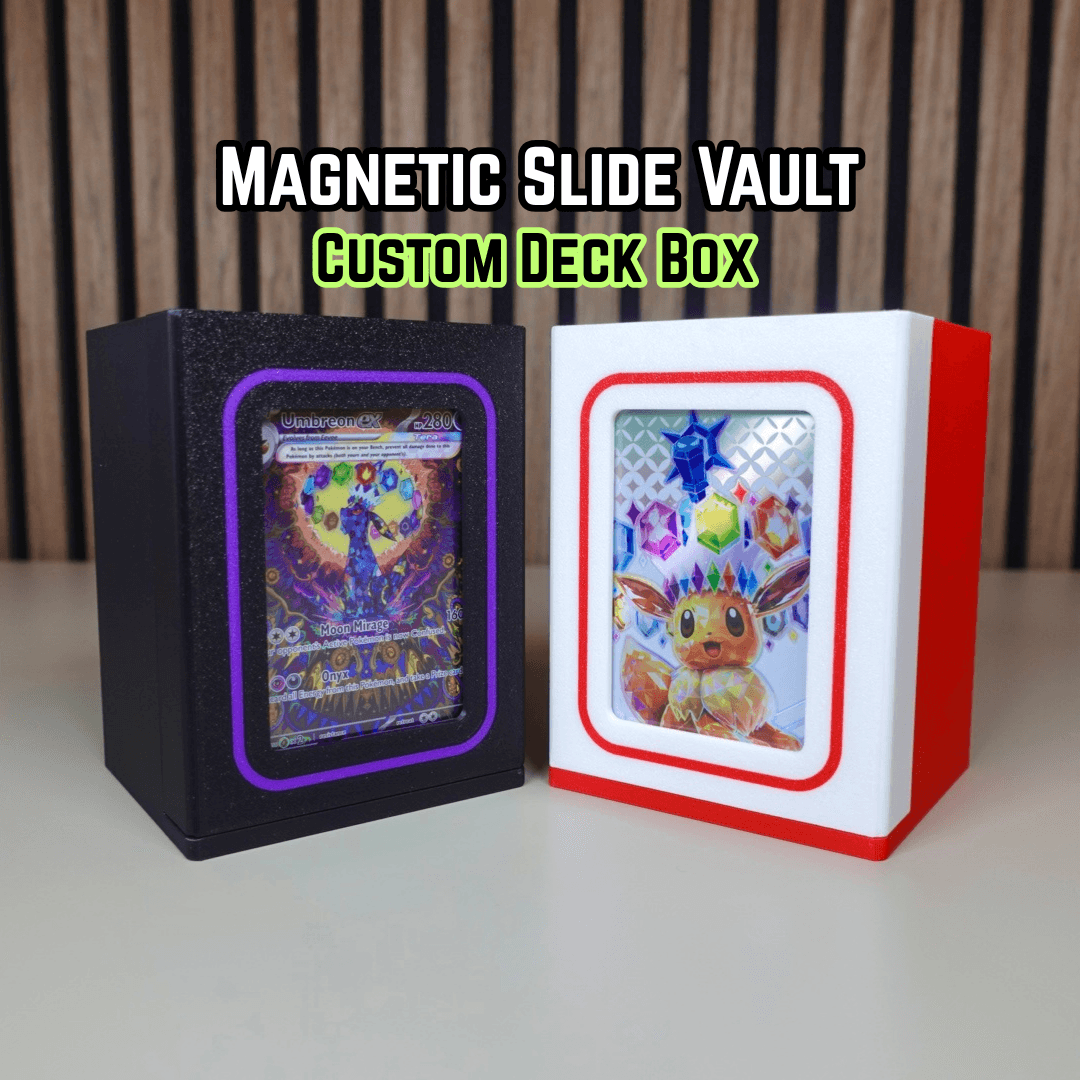 Deck Box – Magnetic Slide Vault 3d model