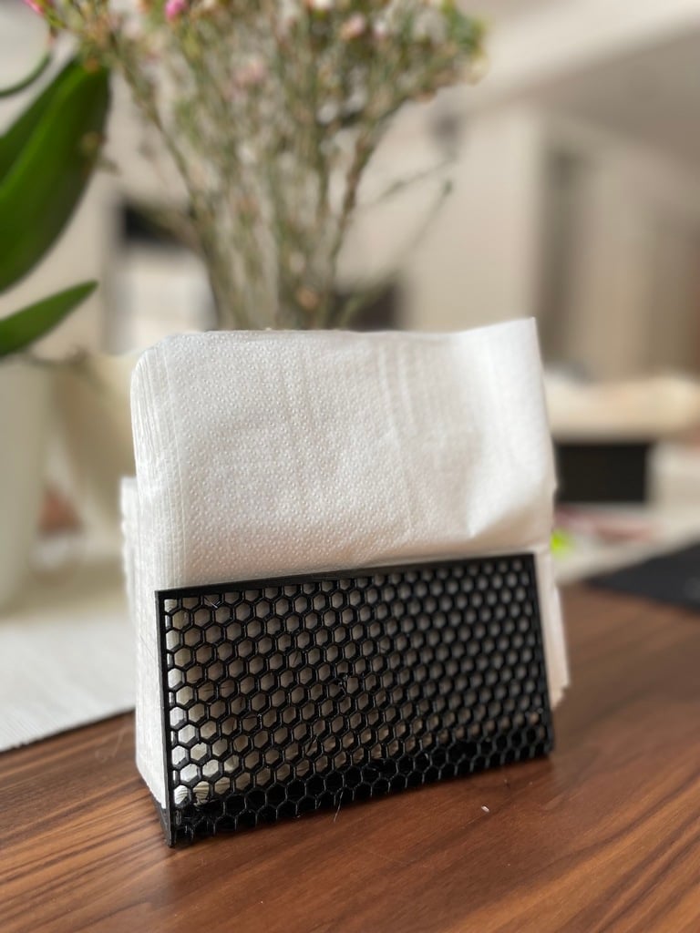 Honeycomb Napkin Holder 3d model