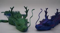 Name Articulated Sea Serpent Dragon 3d print printable flex flexi stl file print in place 3d model