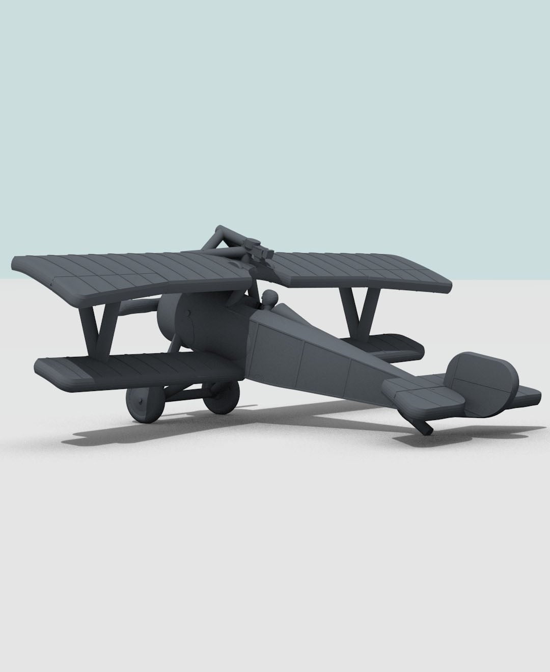 1:144 Nieuport 17 (Lewis) 3d model