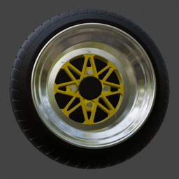 Work Equip 03 wheels 1/64 JDM 3d model