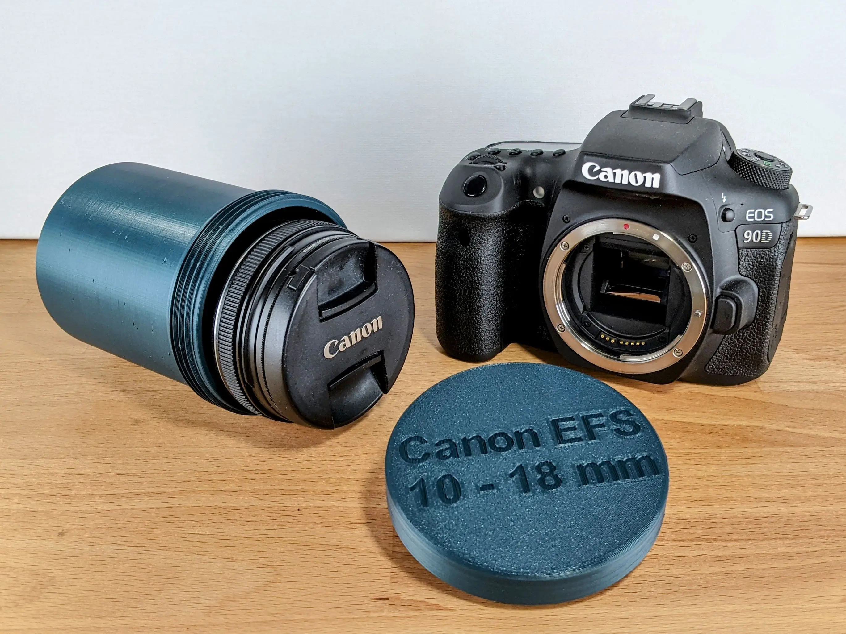 Protective Box for Canon EFS Lenses (10-18 mm & 18-55 mm) 3d model