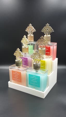 Perfume Stand - 3 Level Rack 3d model