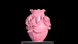 The Petal Symphony — Decorative Vase 3d model