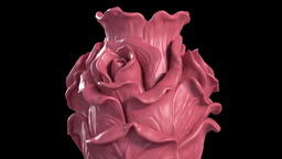The Petal Symphony — Decorative Vase 3d model