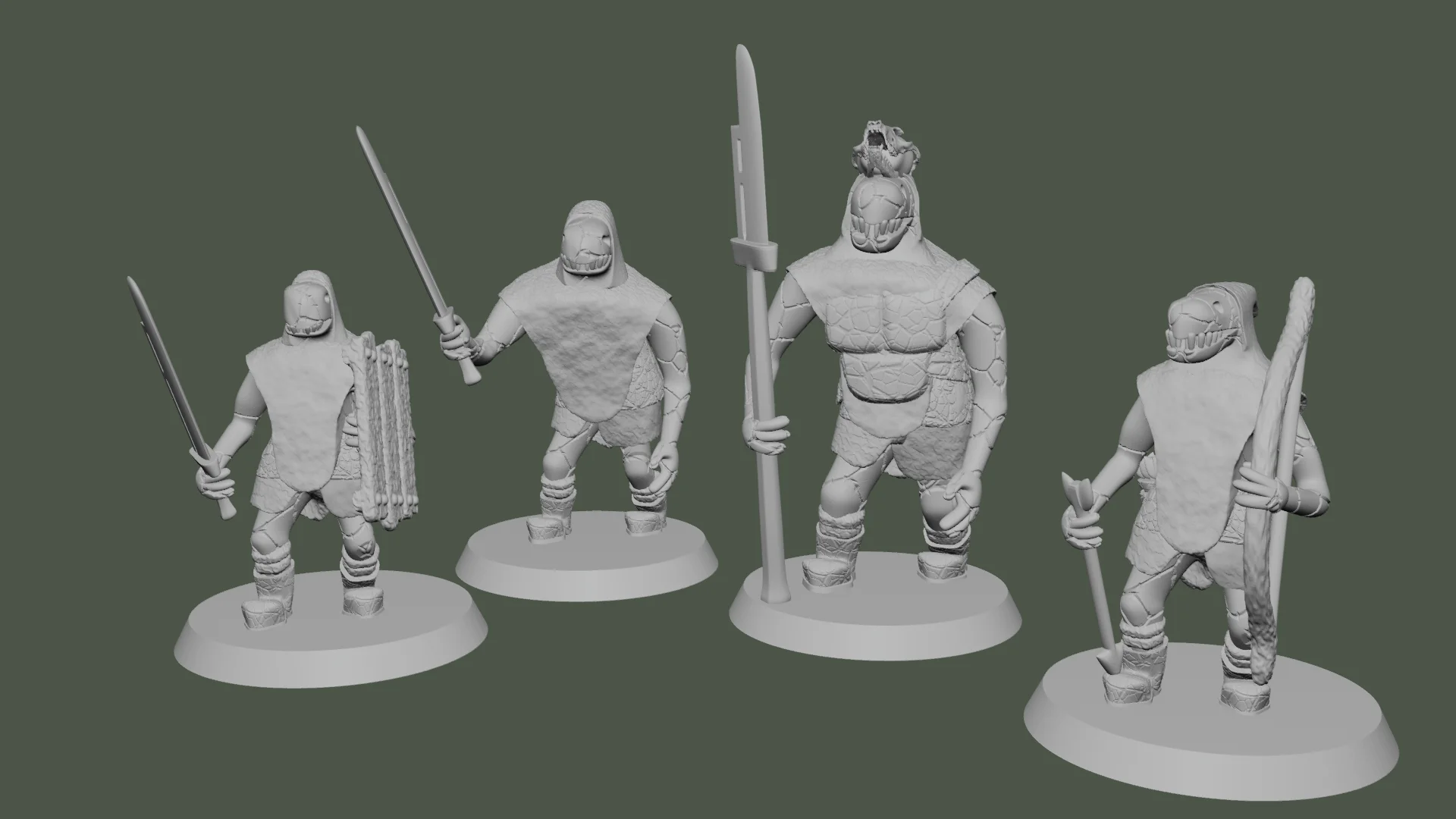 Ragtooth Marauding Band 3d model