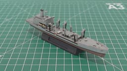 Henry Kaiser Class Replenishment Oiler US Navy STL Model 3d model