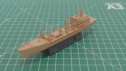 Henry Kaiser Class Replenishment Oiler US Navy STL Model 3d model