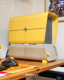 PC case mini ITX, micro ATX & ATX design by Makeyo 3d model