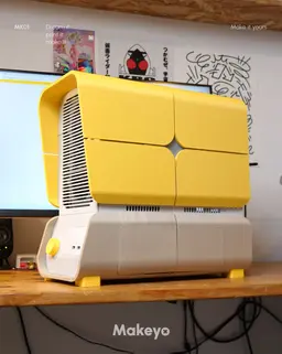 PC case mini ITX, micro ATX & ATX design by Makeyo 3d model