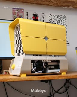 PC case mini ITX, micro ATX & ATX design by Makeyo 3d model