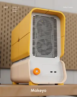 PC case mini ITX, micro ATX & ATX design by Makeyo 3d model