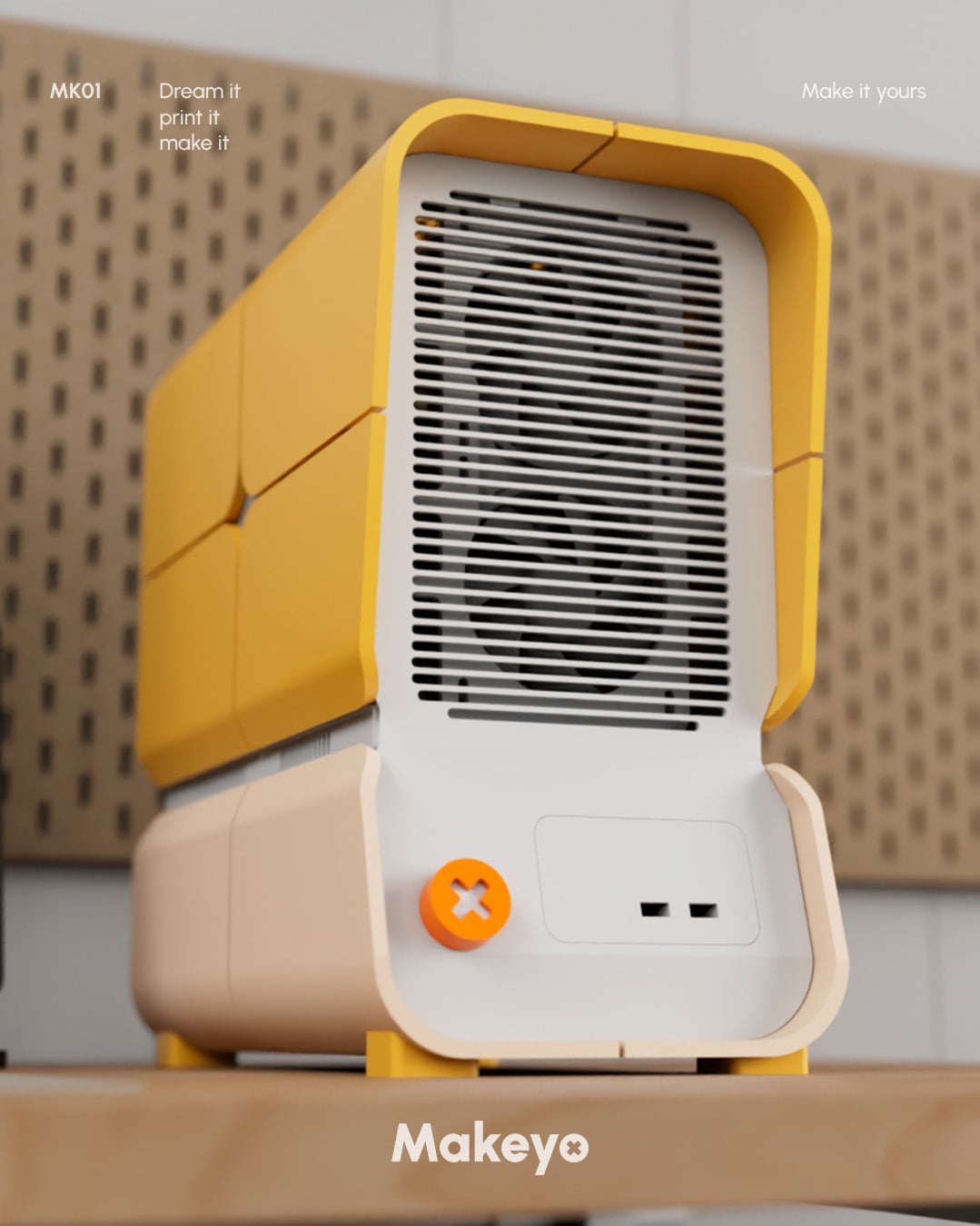 PC case mini ITX, micro ATX & ATX design by Makeyo 3d model