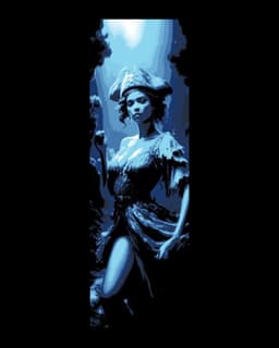 Davey's Locker claims the lives of Pirate Beauties - Set of Bookmarks 3d model