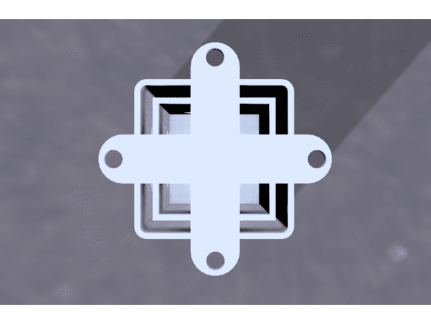 Motor adapter for J-spitfire 3d model