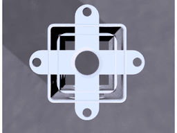Motor adapter for J-spitfire 3d model