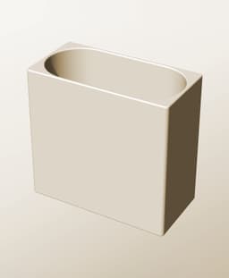 CX96-200 Modular component container for modern decor 3d printing 3d model