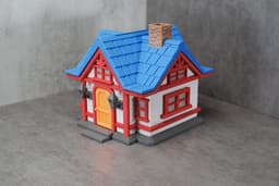 Animal Crossing House Bank 3d model