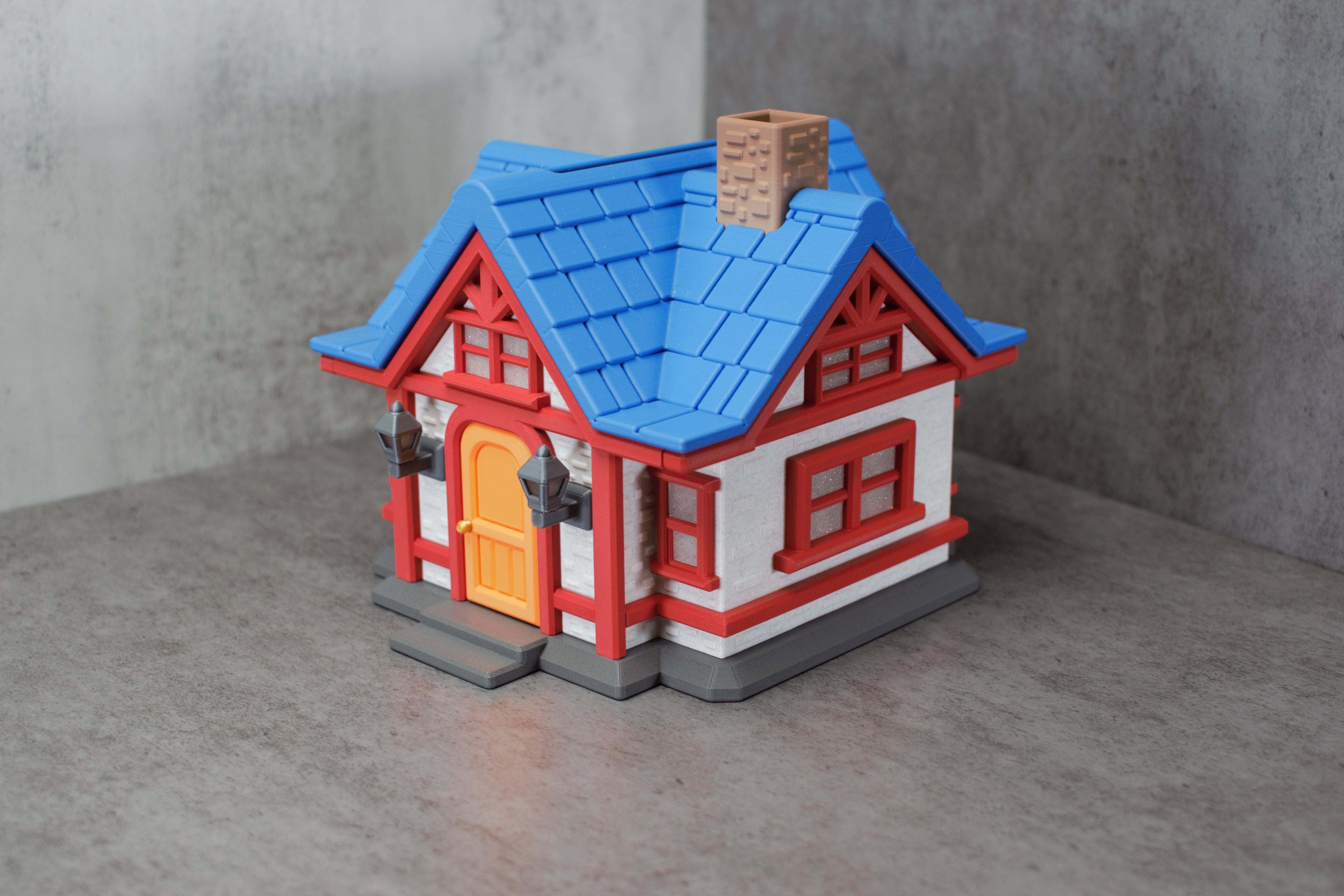Animal Crossing House Bank 3d model