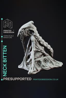 The Bitten - Creatures from Behind the Veil - PRESUPPORTED - Illustrated and Stats - 32mm scale 3d model