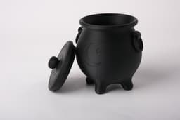 Moon Cauldron Jar - Witchy Storage Container 3d model