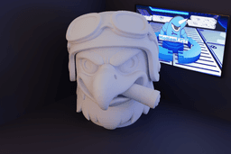 Águia com Cigarro e Capacete.stl 3d model