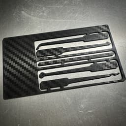 Hacker Credit Card = Lock Picks that fit in Wallet 3d model