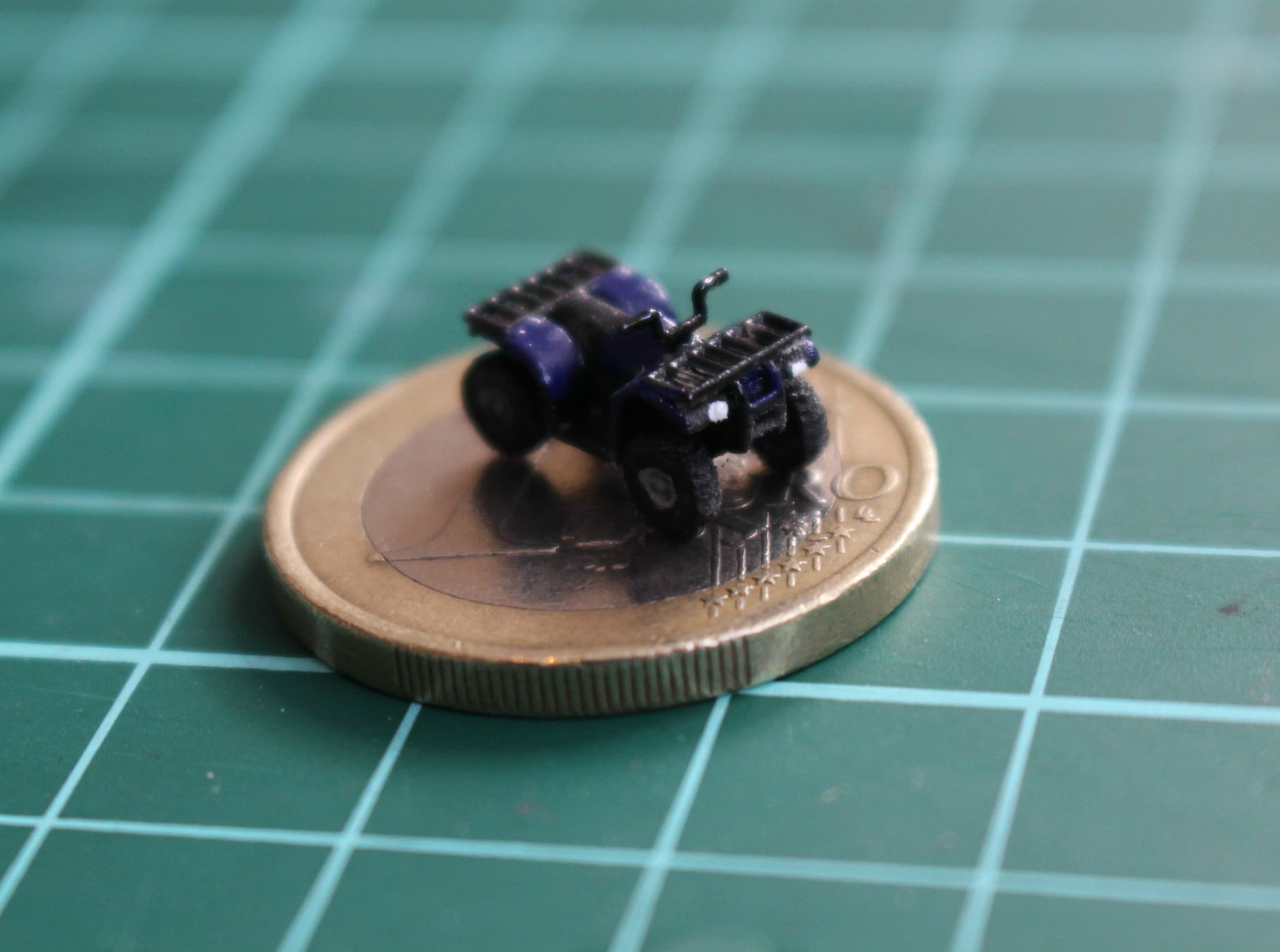 N Scale Quad ATV 2pc 3d model