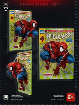 Spider-Man Poster 3D Printer STL File 3d model