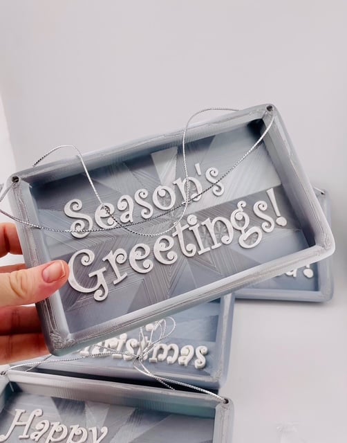 Cookie Sheet Pan Sign Ornament 3d model