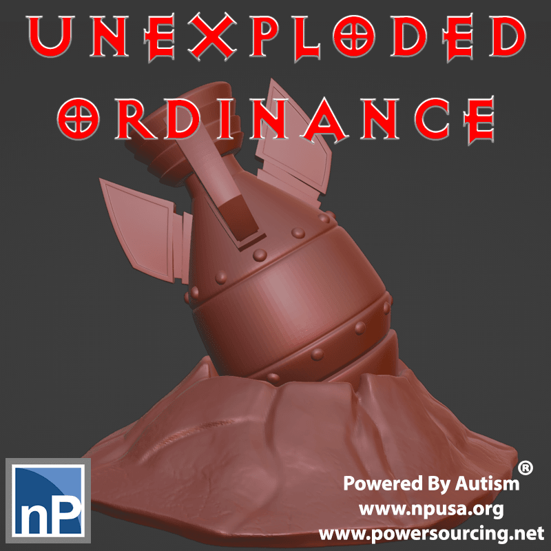 Unexploded Ordinance 3d model