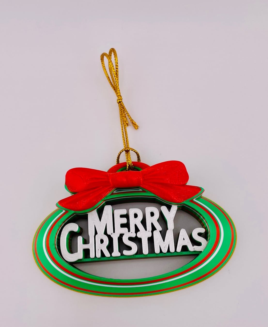 Merry Christmas Ornament Set 3d model