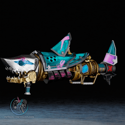 Jinx Bazooka 3D Printer File STL 3d model