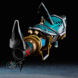Jinx Bazooka 3D Printer File STL 3d model