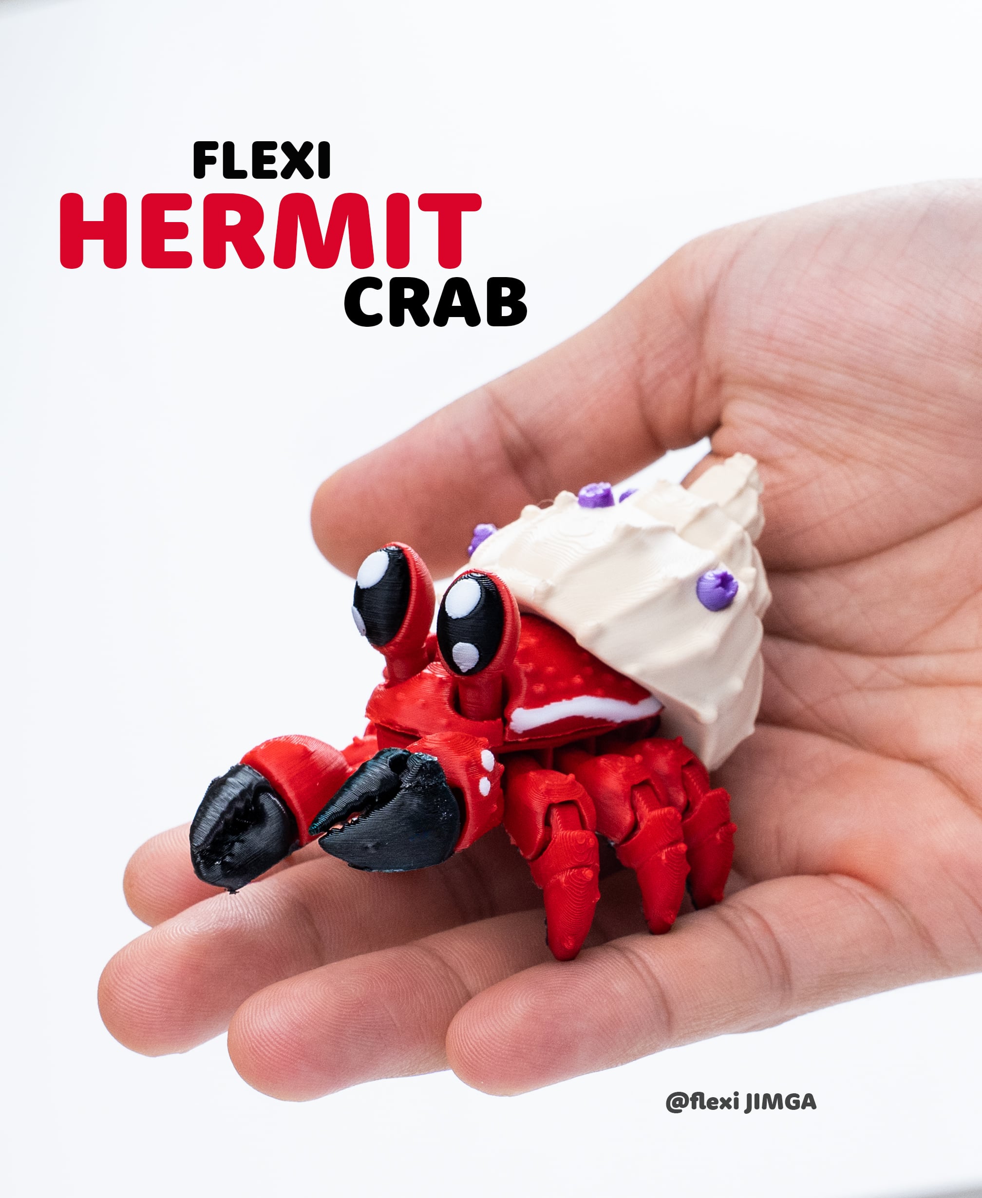 Articulated Crab My Little Friend 3d model