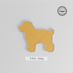 Montessori Rottweiler Puzzle, 3-Level Learning Tray System, Easy to Hard, Educational Dog-Themed STL for Kids PRODUCT_8171 3d model