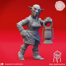 Deep Gnomes - Tabletop Miniatures (Pre-Supported) 3d model