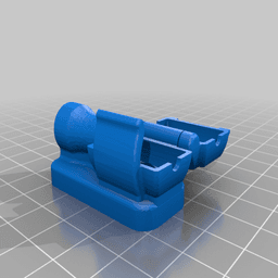PTFE Holder + Dust filter 3d model