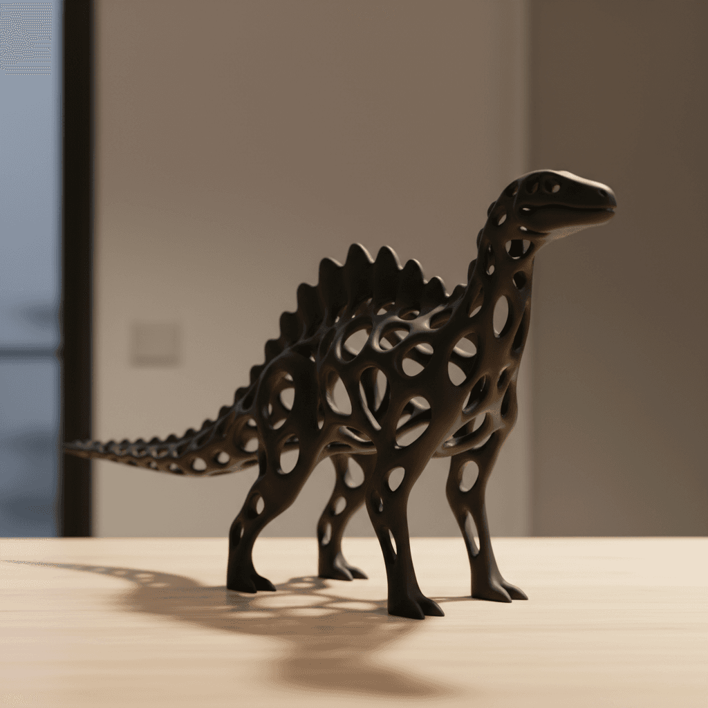Luxury Animal Sculpture STL 3d model