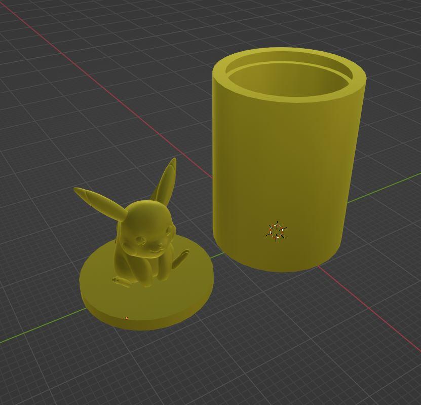 Pikachu Jar.stl 3d model