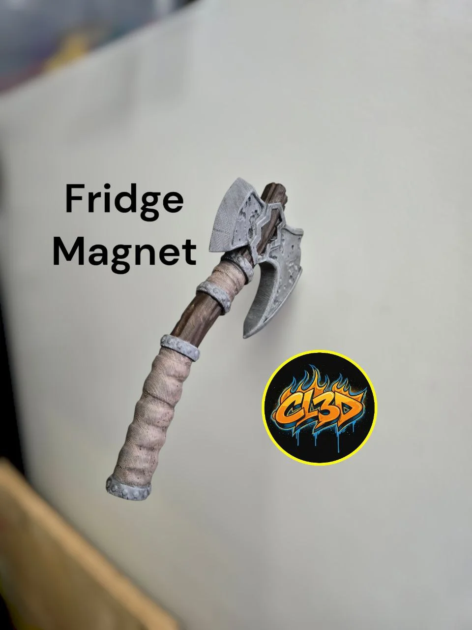 Pitted Fang Fridge Magnet 3d model