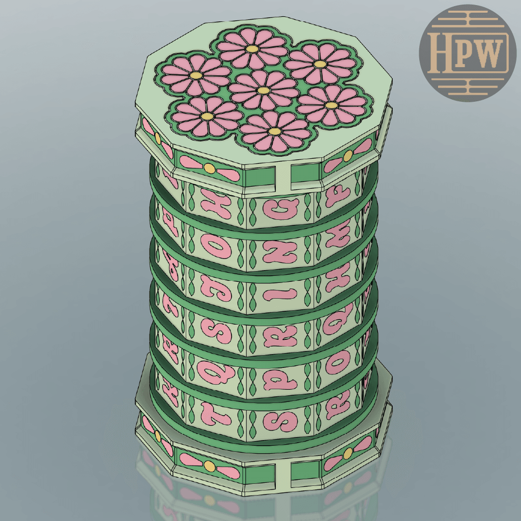 Spring Lockbox 3d model
