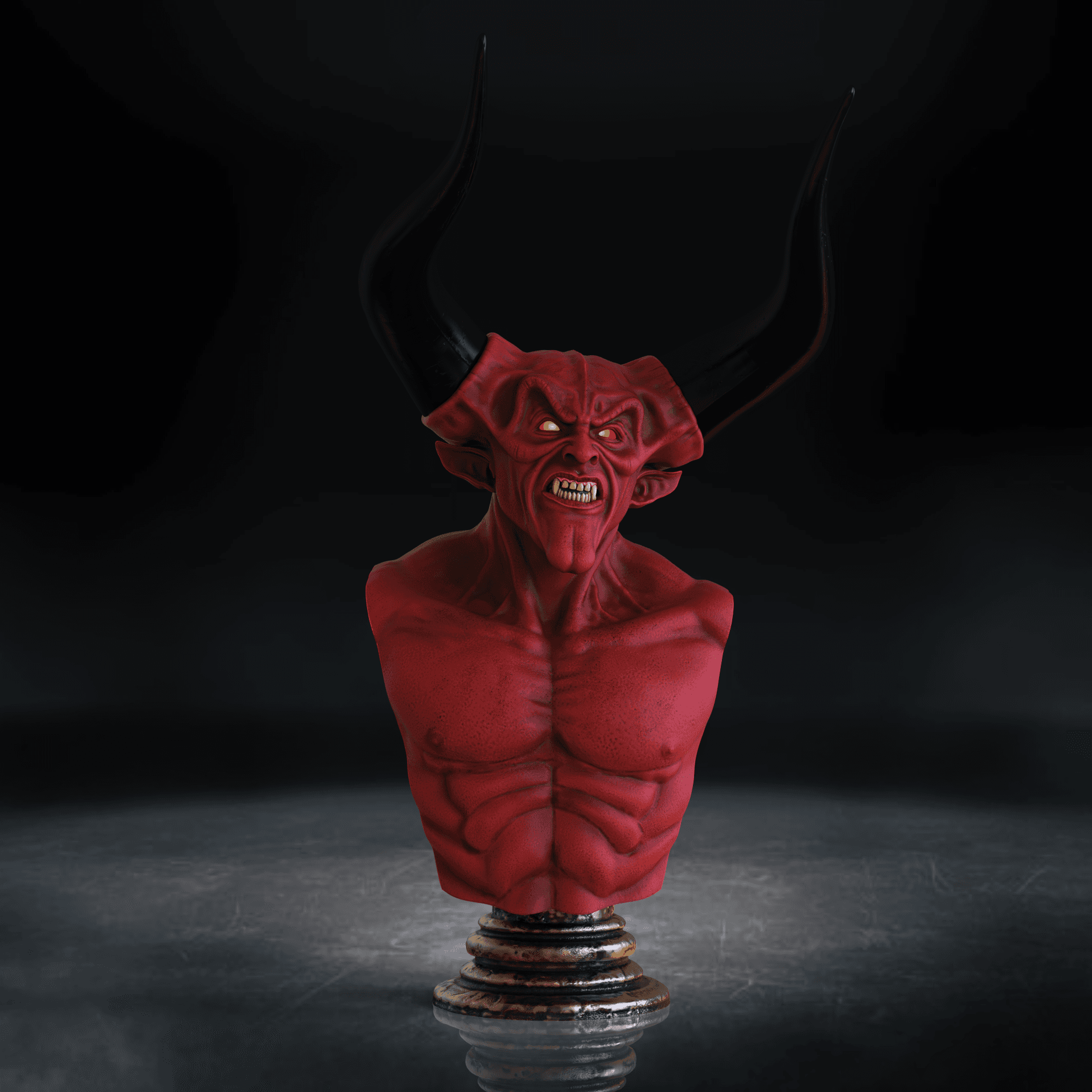 Darkness Bust - Legend (Pre-Supported) 3d model