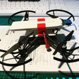 DJI Tello Onboard Mi WIFI Extender Bracket Mod 3d model