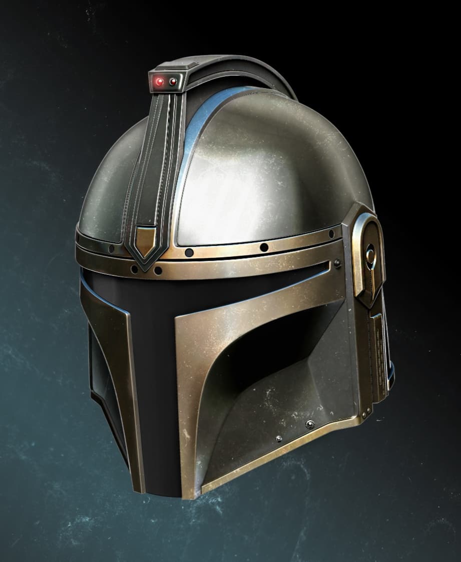 Custom Mandalorian helmet 3d model