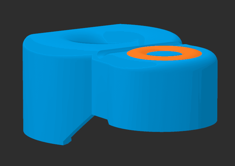 AMS Feed Protector Button (remix) 3d model