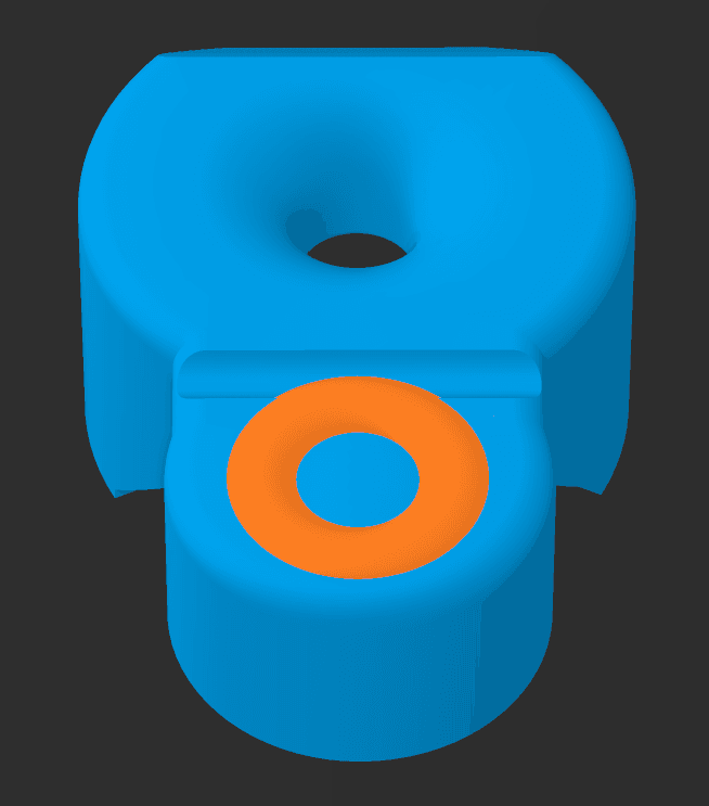 AMS Feed Protector Button (remix) 3d model